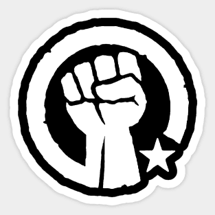 Raised Revolution Fist Sticker